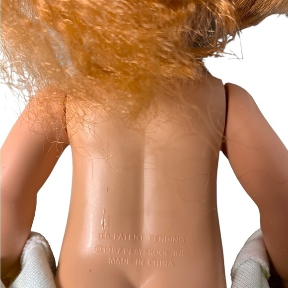 Vintage 1987 Playskool Dolly Surprise Grow Hair Doll With Clothes WORKS, 10'' PD - Picture 3 of 5